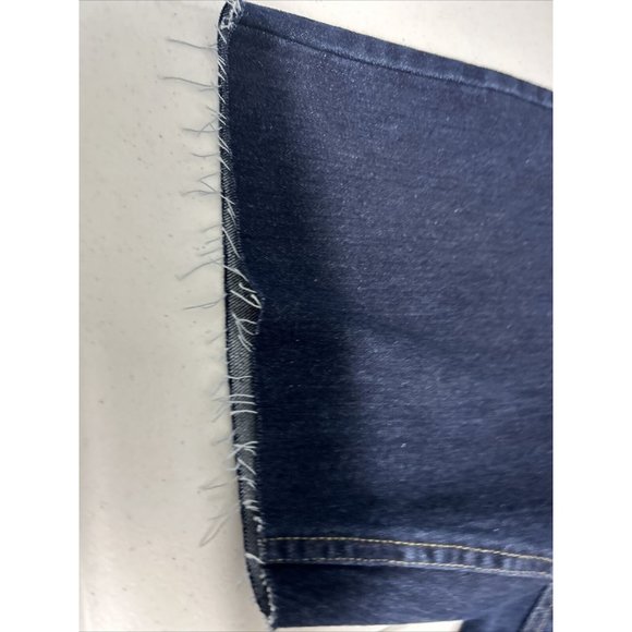 Levi’s 557 Lower Rise Loose Fit Dark Wash Denim Cut Off Shorts Women’s 14 33x10 - Picture 7 of 11